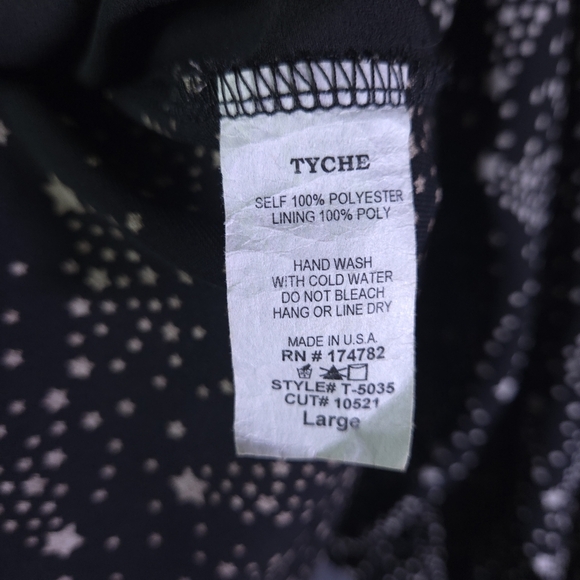 VICI Shoot for the Stars Top Size Large V Neck Bubble Sleeve WhimsiGoth - Picture 4 of 7